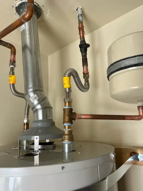 Water heater installation and plumbing repair in Rossburg